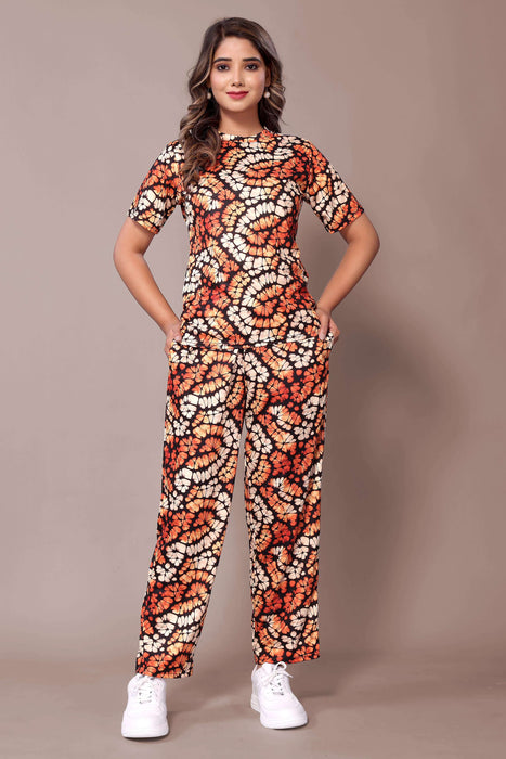 Printed Co-ord Set |Night Dress