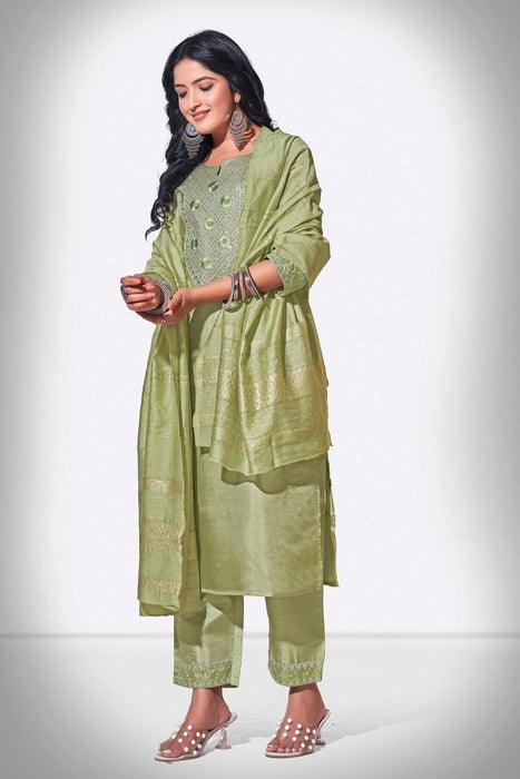 CHITRA EMBROIDERY KURTA SET