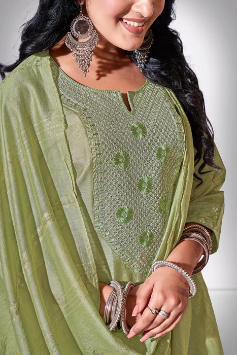 CHITRA EMBROIDERY KURTA SET